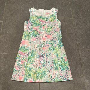 Lilly Pulitzer Pink and Green Kids Dress